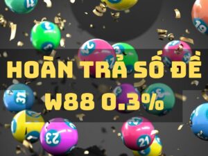 hoàn trả số đề 0.3%