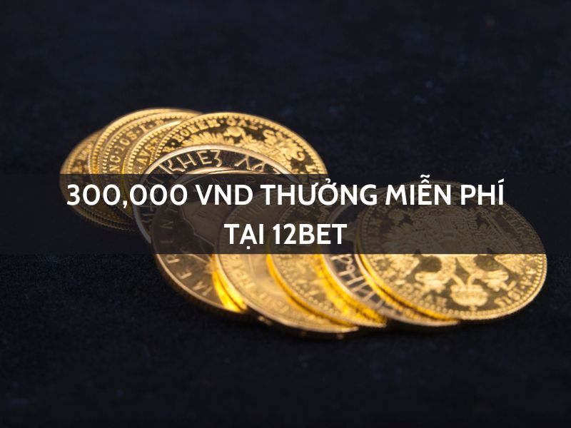 300,000 VND thưởng miễn phí tại 12Bet