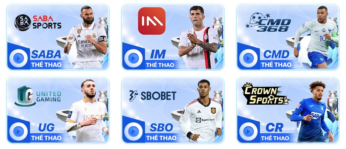 sản phẩm cược thể thao tại f8bet