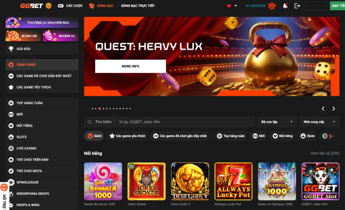 casino & slot game gg.bet